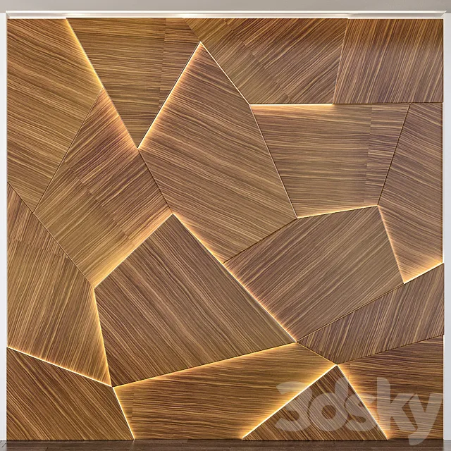 Wall panels No. 38 3D Model Wall panels No. 38 3D Model