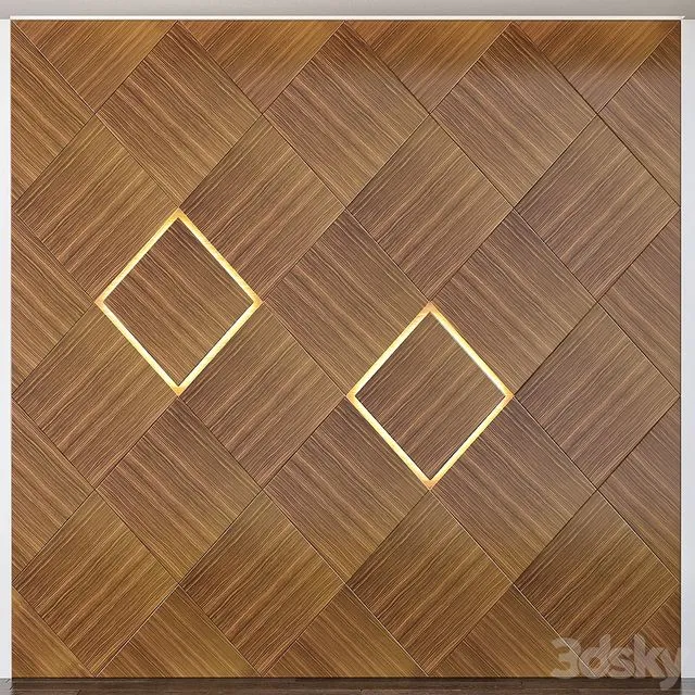 Wall Panels No.40 3D Model