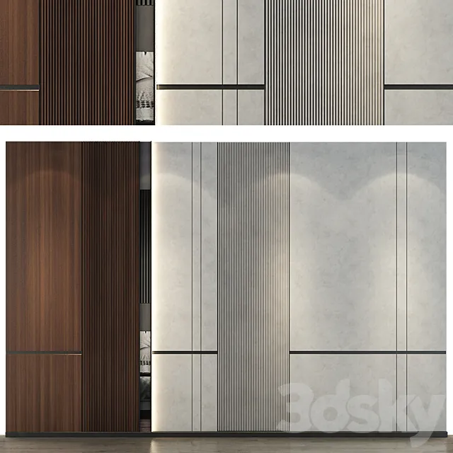 wall panels | set 117 3D Model wall panels | set 117 3D Model