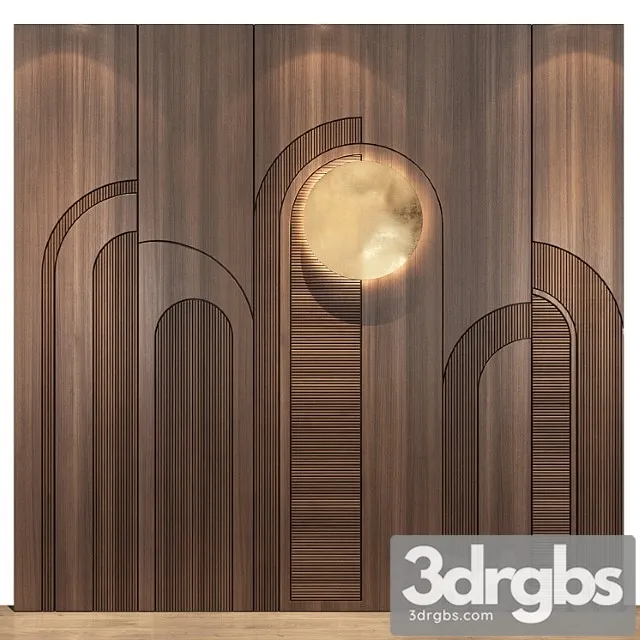 Wall Panels Set 125 3D Model Download