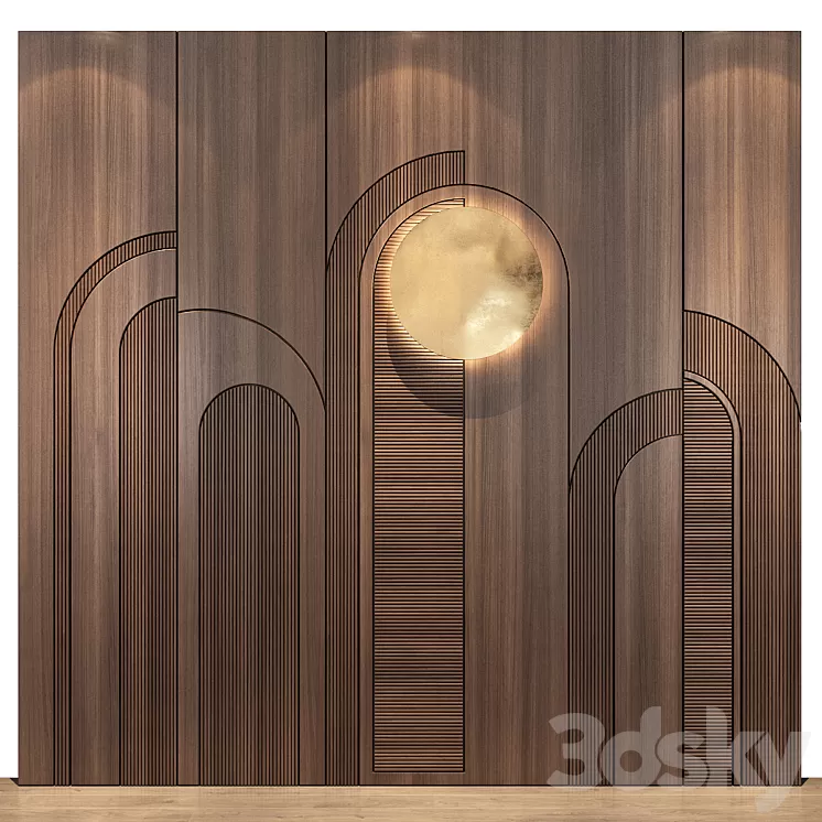 wall panels | set 125 3D Model Free Download