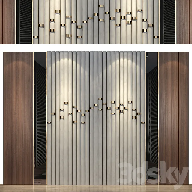 wall panels | set 130 3D Model wall panels | set 130 3D Model