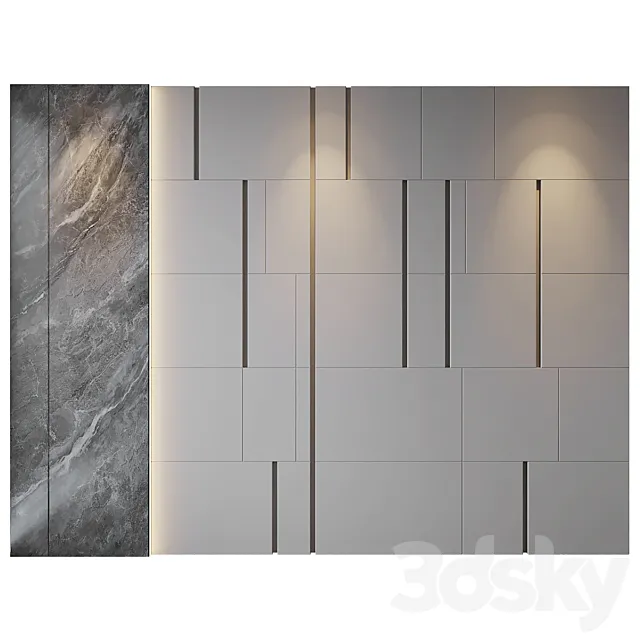 wall panels | set 163 3D Model wall panels | set 163 3D Model