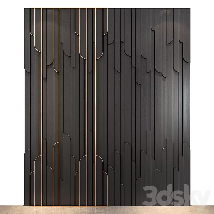 wall panels | set 168 3D Model Free Download