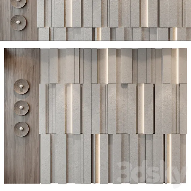 wall panels | set 275 3D Model wall panels | set 275 3D Model