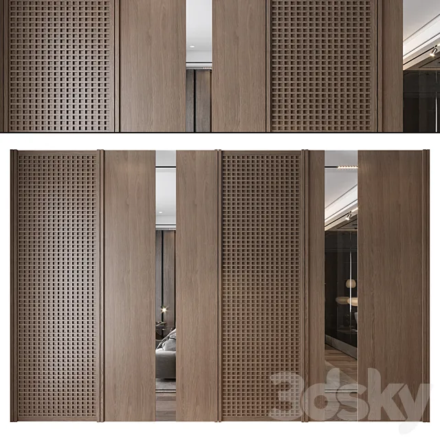 wall panels | set 299 3D Model