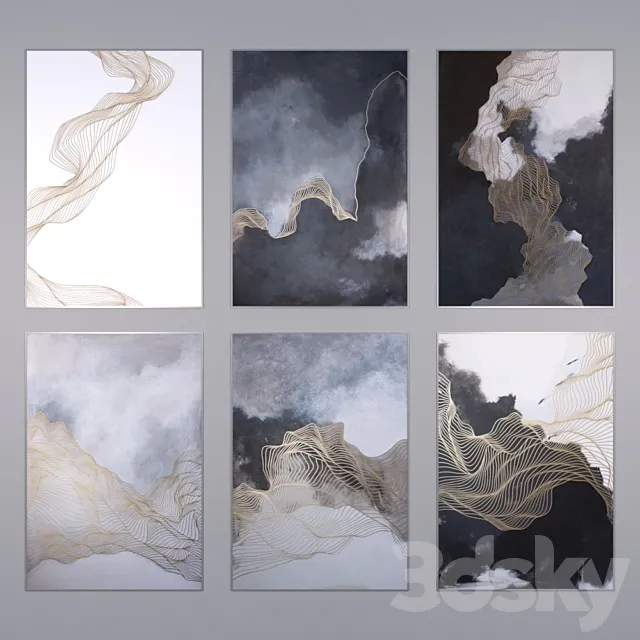 Wall Pictures 48 3DModel Wall Pictures 48 3DModel