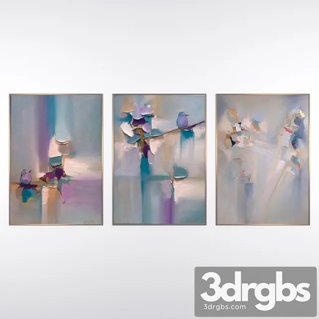 Wall pictures 52 3D Model Download