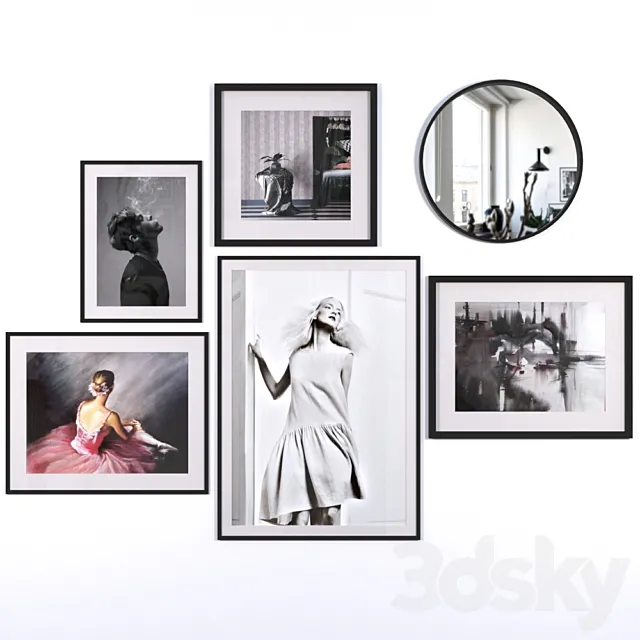 Wall Pictures 57 3D Model Wall Pictures 57 3D Model