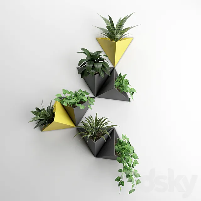 Wall plant 2 3D Model Wall plant 2 3D Model