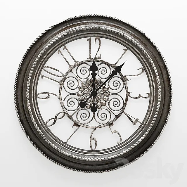 Wall Quartz Clock Hoff 3DModel Wall Quartz Clock Hoff 3DModel