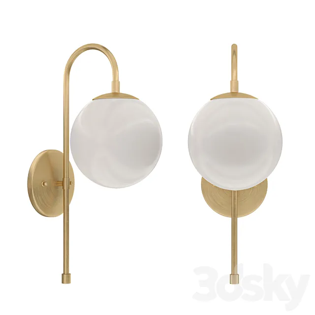 Wall Reading Light 3D Model