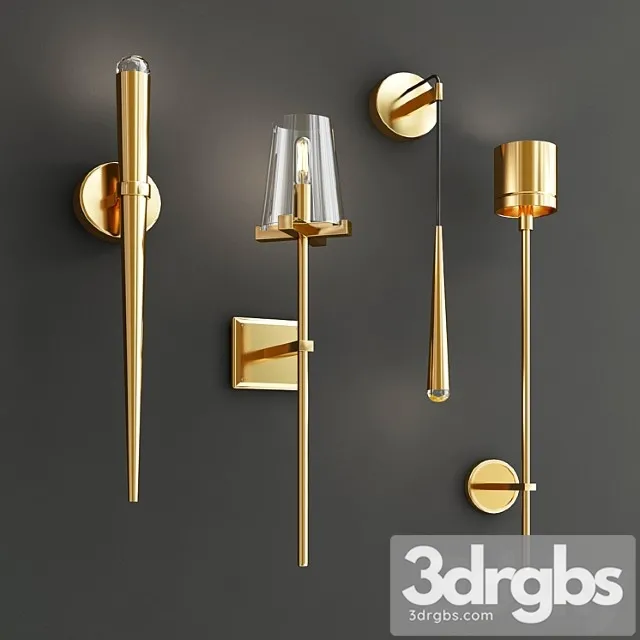 Wall Sconce Collection 3D Model Download