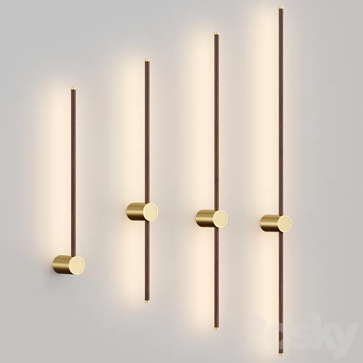 Wall sconce DUC Lampatron 3D Model Wall sconce DUC Lampatron 3D Model