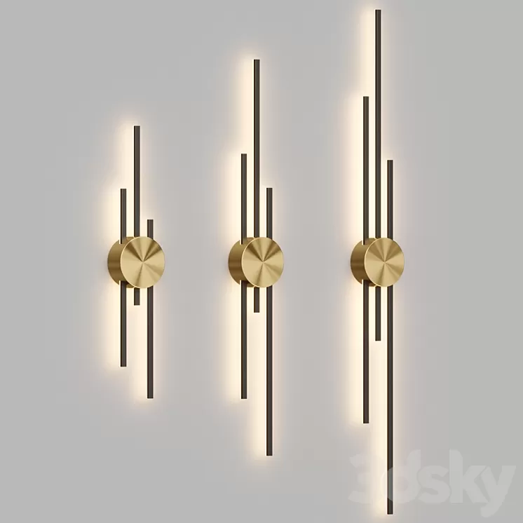 Wall sconce GULL B Lampatron 3D Model Wall sconce GULL B Lampatron 3D Model