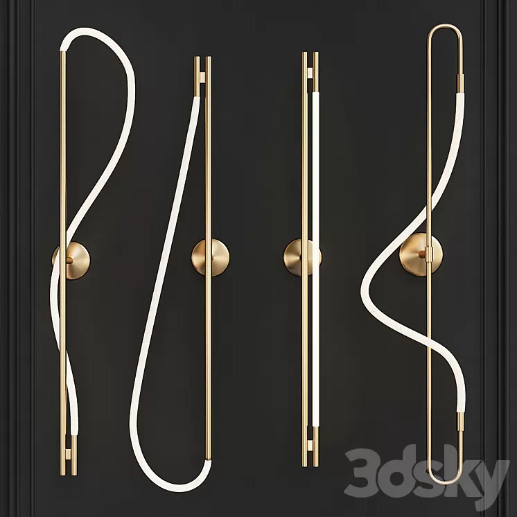 Wall Sconce Luke Collections 3D Model Wall Sconce Luke Collections 3D Model