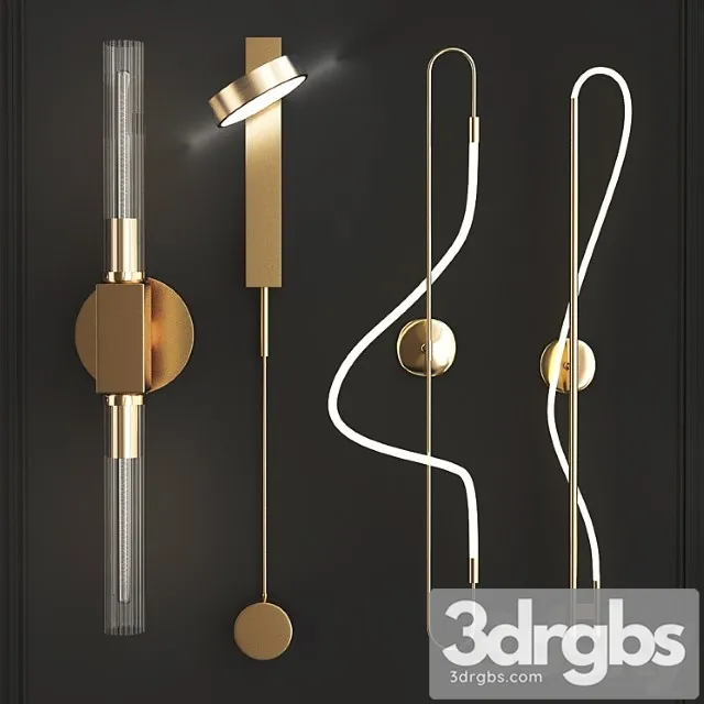 Wall sconce luke collections 3D Model Download