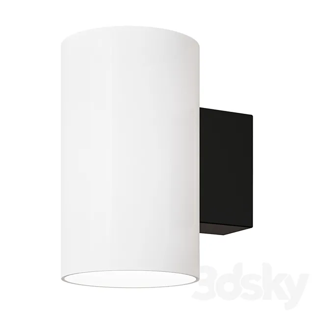 Wall sconce Lur dark gray 3D Model Wall sconce Lur dark gray 3D Model
