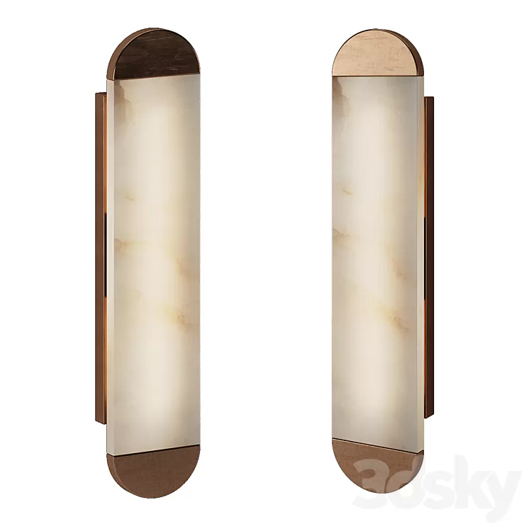 Wall Sconce Spake Corner Design 3D Model Free Download