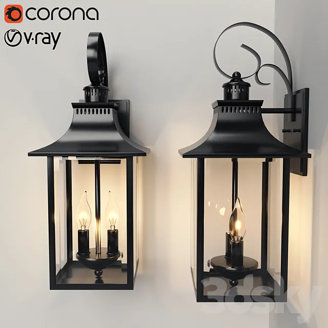 Wall scone 3D Model Wall scone 3D Model