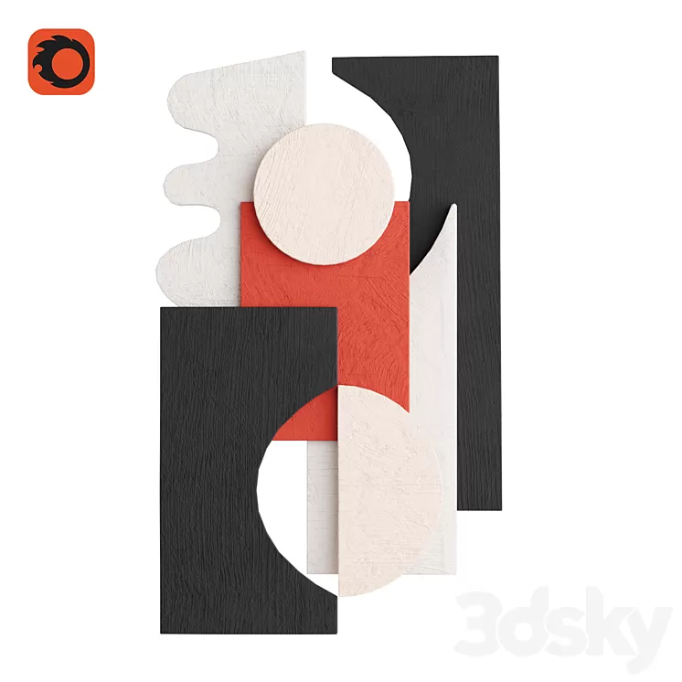 Wall sculpture 11 3D Model Wall sculpture 11 3D Model