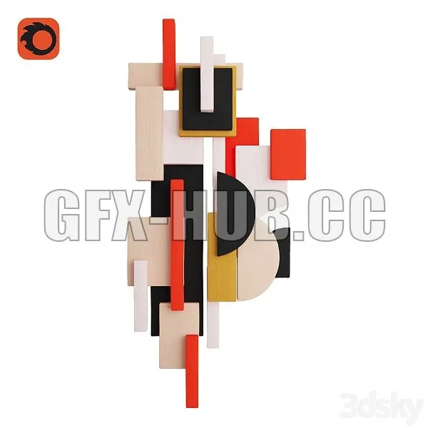 Wall Sculpture 2 3D Model