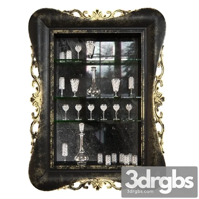 Wall shelf haunted castle 2 3D Model Download