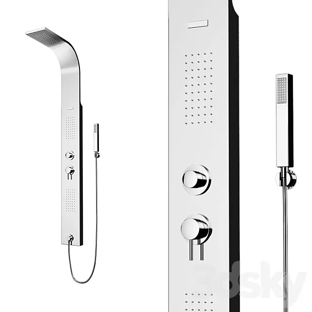 wall shower 3DModel