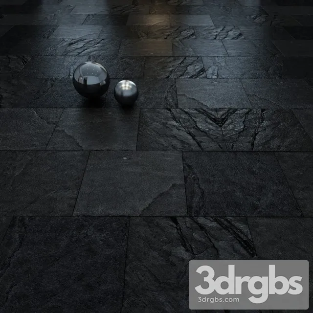 Wall Slate Black 2 3D Model Download