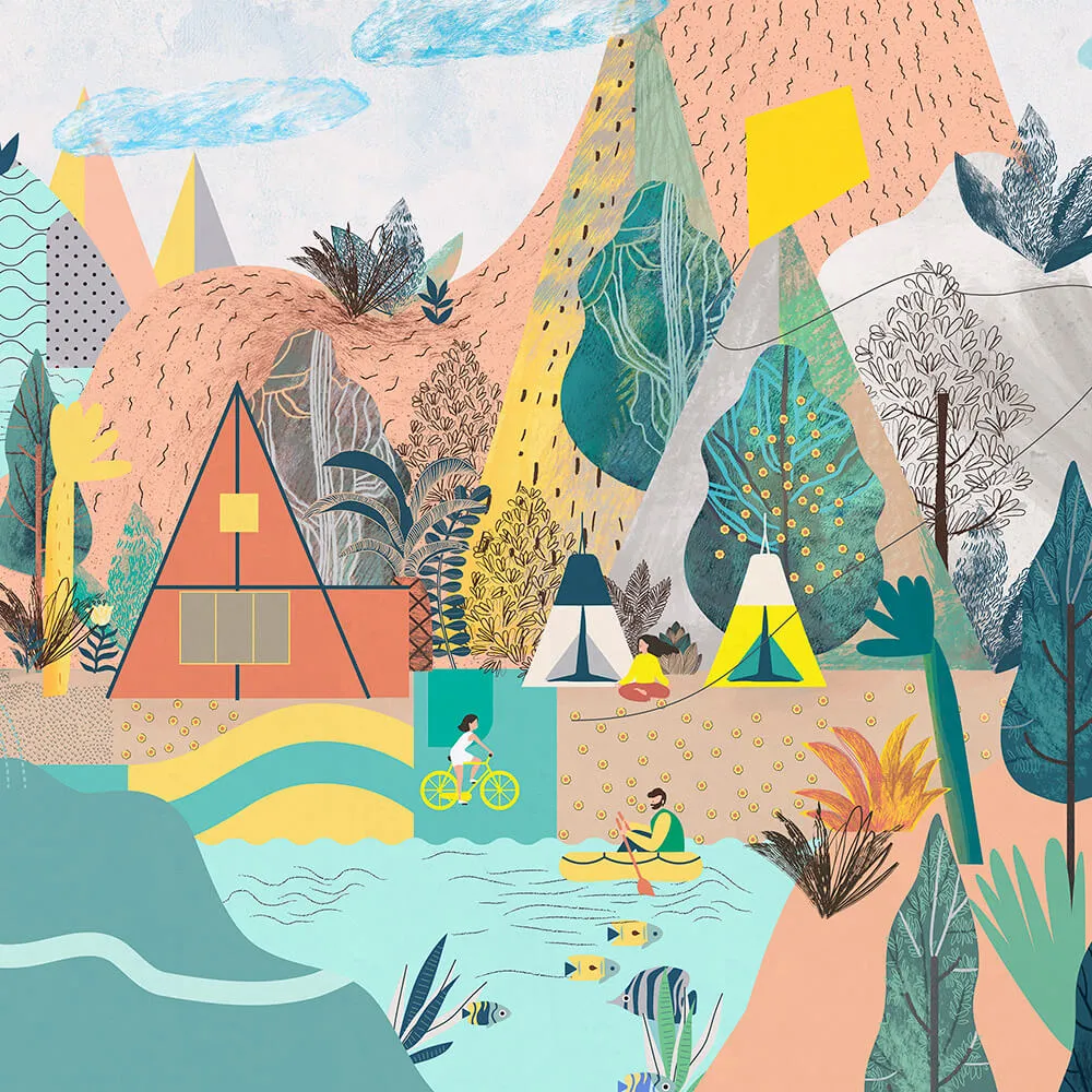 Wall Street – Wallpaper City Garden 3D Model Wall Street – Wallpaper City Garden 3D Model