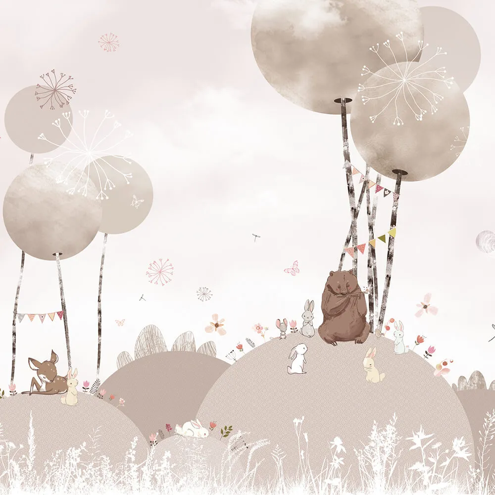 Wall Street – Wallpaper Little forest 3D Model Wall Street – Wallpaper Little forest 3D Model