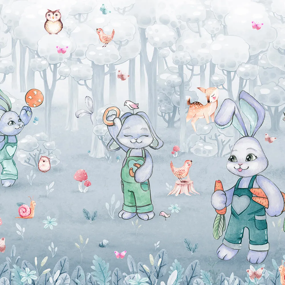 Wall Street – Wallpaper Rabbit room 3D Model