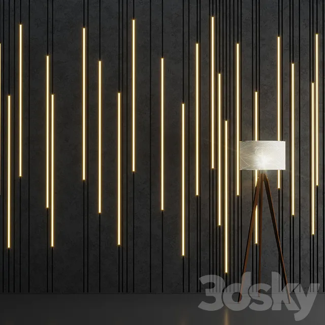Wall Stripes 2 3DModel Wall Stripes 2 3DModel