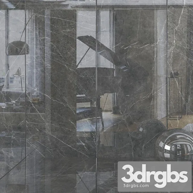 Wall tiles 292 gray stone set 2 3D Model Download