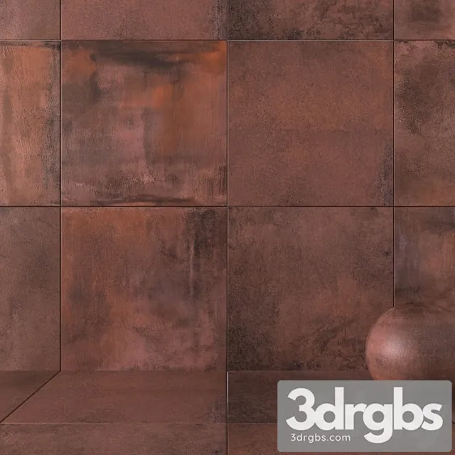 Wall tiles 351 corten 3D Model Download Wall tiles 351 corten 3D Model Download