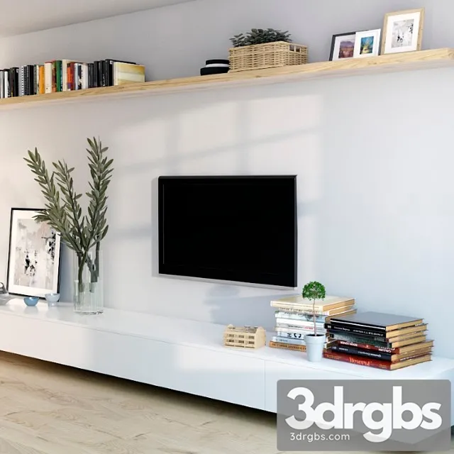 Wall tv 3D Model Download