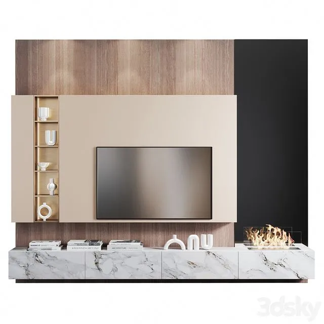 Wall Tv Set 3 3D Model