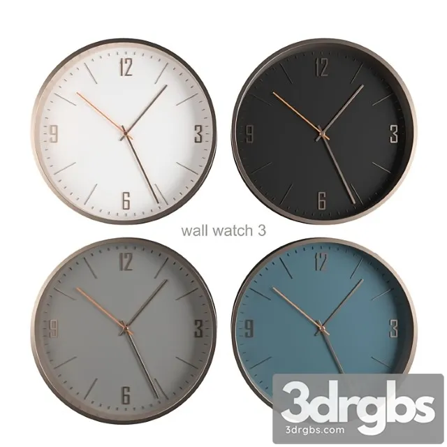 Wall Watch 3 3D Model Download