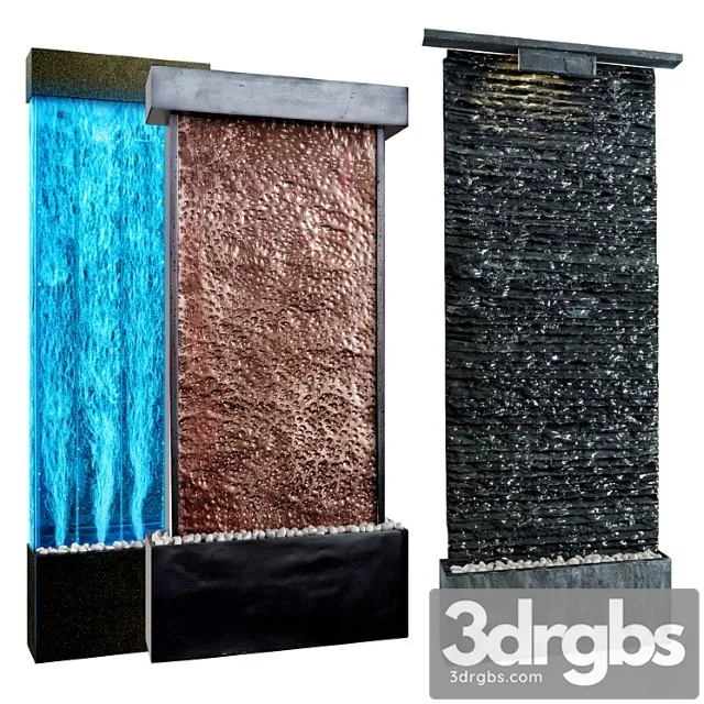 Wall watter waterfall