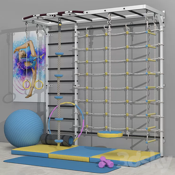 WALL WITH A LARGE HANDLE # 3 3D Model