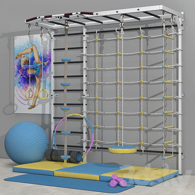 WALL WITH A LARGE HANDLE # 3 3DModel