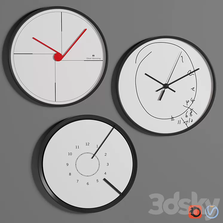 WallClock Collection 3D Model