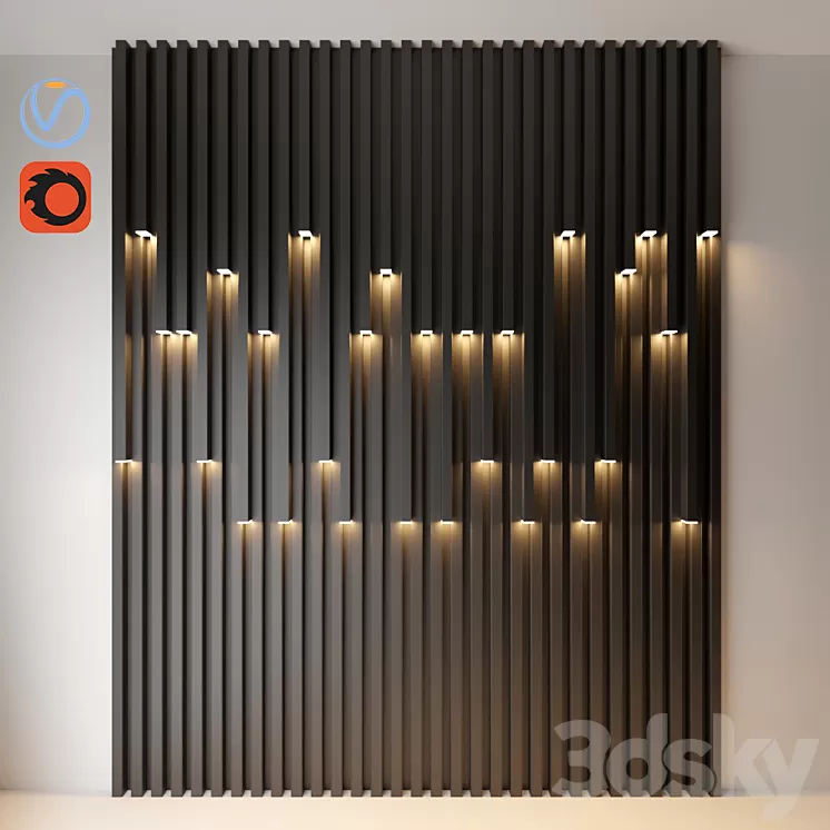WallDecorateLight 3D Model