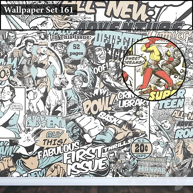 Wallpaper 161 3D Model Wallpaper 161 3D Model