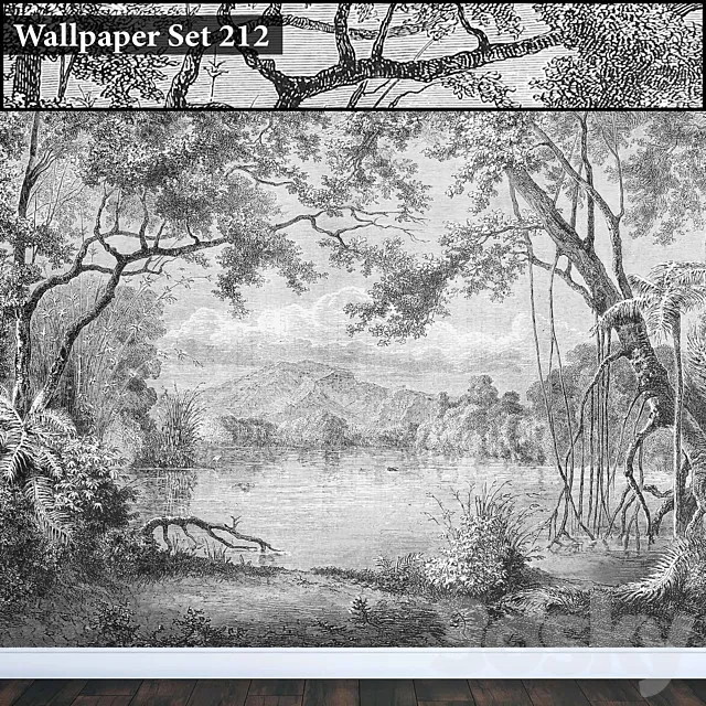 Wallpaper 212 3D Model Wallpaper 212 3D Model