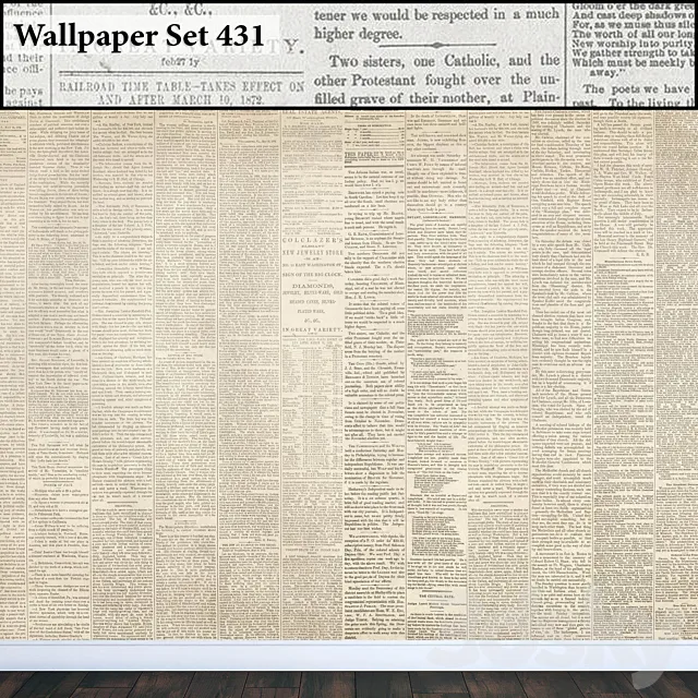 Wallpaper 431 3D Model Wallpaper 431 3D Model