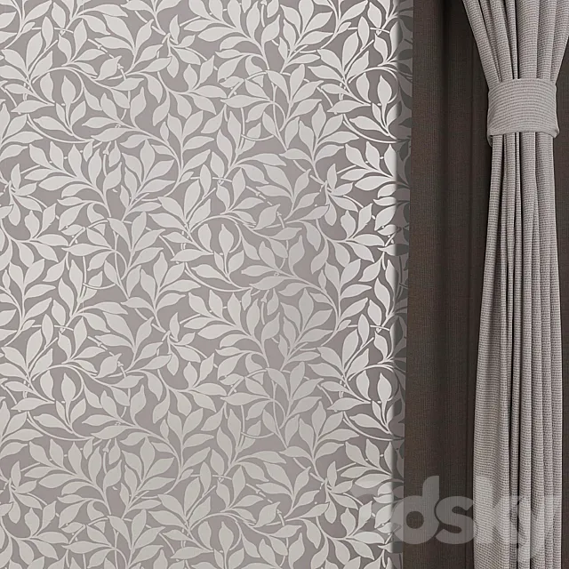 Wallpaper Cole & Son. Charlie Wilson (5 products ASPEN BRANCH) 3DModel Wallpaper Cole & Son. Charlie Wilson (5 products ASPEN BRANCH) 3DModel
