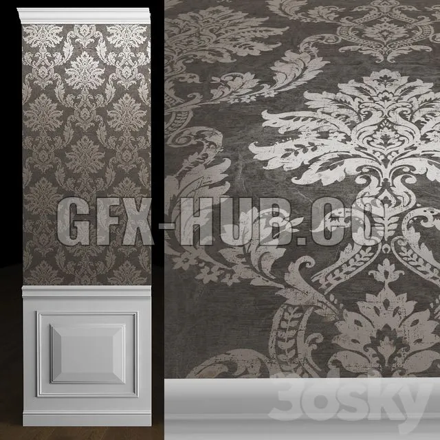 Wallpaper Persian chic Grandeco part 2 3D Model Wallpaper Persian chic Grandeco part 2 3D Model