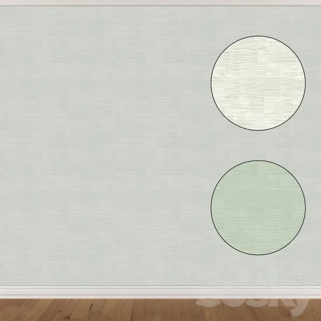 Wallpaper Set 1050 (3 colors) 3D Model Wallpaper Set 1050 (3 colors) 3D Model