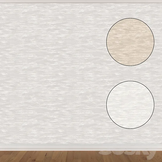 Wallpaper Set 941 (3 colors) 3D Model Wallpaper Set 941 (3 colors) 3D Model